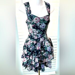 🎀Benson & Smith~Vintage Tiered Cocktail Dress